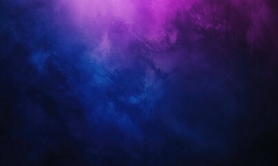 Wall Mural - Bold gradient background transitioning from deep blue to dark purple