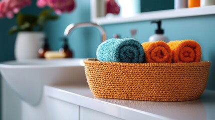 Hygiene Concerns in Everyday Life - Germs Lurking on Bathroom Storage Baskets, Highlighting Cleanliness Challenges