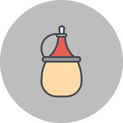 Sticker - Wine Carafe Vector Icon