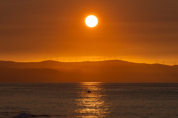 Wall Mural - Spectacular summer sunset!