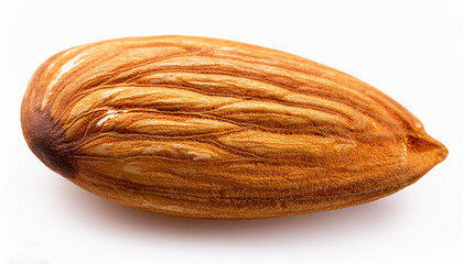 almonds seeds isolated on a white background