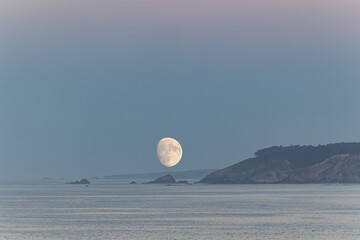 Wall Mural - Playing with the moon and multiple exposure for ideal locations!