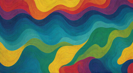 Wall Mural - abstract colorful background