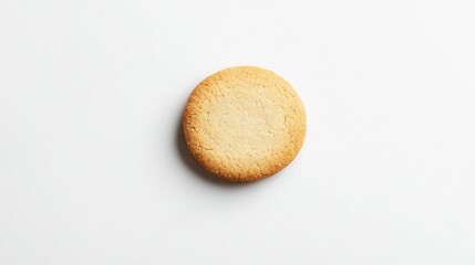 Sticker -   A cookie on a table, adjacent to a cup of coffee and an orange juice glass