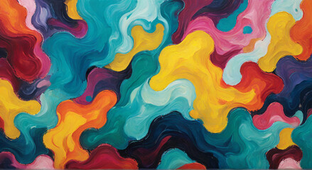 Wall Mural - abstract colorful background