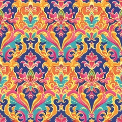 seamless pattern with flowers