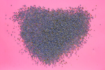 Wall Mural - Dried lavender buds for brewing a herbal tea