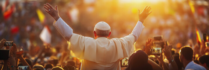 World Catholic Church Day. Catholicism. the Catholic faith. Holy Pope of Rome