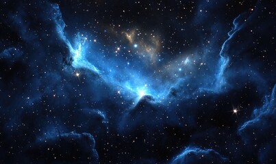 a starry night sky with a long line of stars