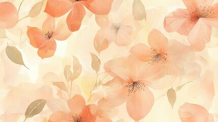 Poster -   A zoom-in of a floral design on a pure white backdrop, featuring vibrant orange and pink blossoms in the lower portion