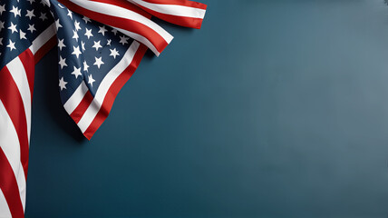 Wall Mural - american flag in the breeze