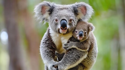 Wall Mural - koala on tree