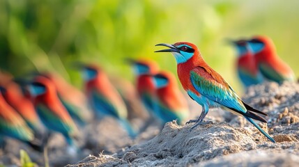 Wall Mural - bird of paradise