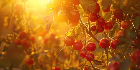 Canvas Print - Tomato burst in the garden