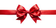 © DD - Red ribbon bow, isolated on transparent png background