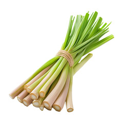 Fresh Lemongrass Bunch, Raw Organic Spicy Aromatic Ingredient, Asian Traditional Cooking Green Stem