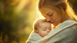 © BURINKUL - A loving mother holds her infant close
