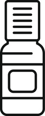 Wall Mural - Simple vector of a medical bottle, great for representing themes of healthcare, medicine, or pharmaceuticals