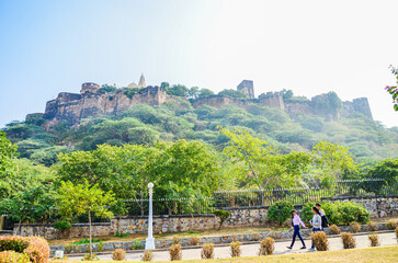 Gayatri Devi palace at Jaipur, Rajasthan, India