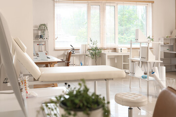 Canvas Print - Light interior of doctor's office in clinic