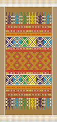 Ulos is one of the traditional fabrics of the Toba Batak tribe. Toba Batak is one in the province of North Sumatra, Indonesia.	