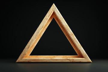 Canvas Print - A diagram of an obtuse-angled triangle with one angle greater than 90 degrees, illustrating the definition and properties of obtuse triangles.