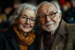 © Anastasia - Elderly couple attending a live theater performance, dressed elegantly for the evening.