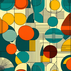 seamless pattern with circles