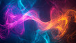 © Artistic Visions - Dynamic Abstract Neon Light Swirls in Vibrant Motion Design