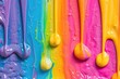 © Fotograf - A close-up shot of a vibrant, rainbow-colored liquid