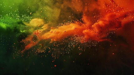 Poster - Abstract Color Explosion