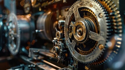 A close-up of film being loaded into an old camera, with the gears and mechanisms visible