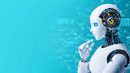 AI Powered Chatbot on Sleek Modern Website with Minimalist Design Interface