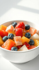 Canvas Print - Fruit salad in a bowl