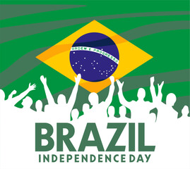 Poster - Happy Brazilian Independence Day to all Brazilians