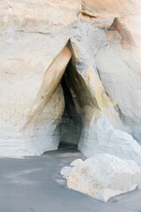 Wall Mural - Caves in the coastal rock on the beach, the Waverley Beach Caves