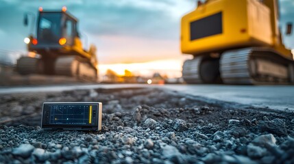 Innovative smart IoT system that provides real time tracking and analytics of construction materials at a road building site enabling enhanced inventory management workflow optimization