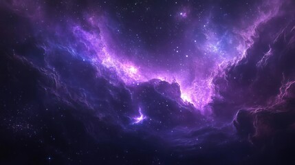 Wall Mural - Gaze into the depths of space and witness the beauty that is the cosmos,