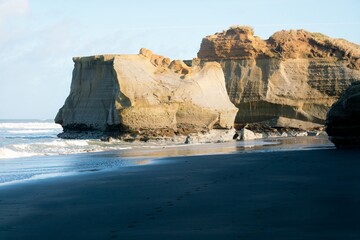 Wall Mural - Big Cliffs on the Waverley Beach