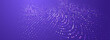© vika_k - Purple glowing dotted texture. Abstract dot grid wallpaper. Navy curved halftone pattern backdrop. Vector modern technology, business, science, healthcare, medicine, presentation design background