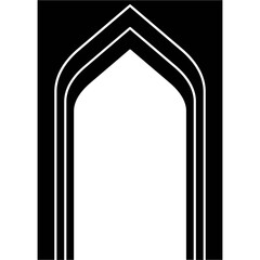 Canvas Print - Islamic Frame Icon