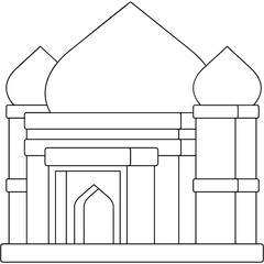 Sticker - Islamic Mosque Icon