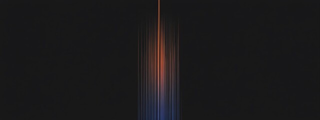 Wall Mural - Abstract Vertical Lines in Red and Blue on a Black Background