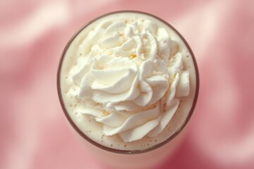 Wall Mural - Whipped Cream Topped Coffee Drink.