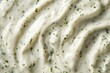 © KP - Creamy Herb Dip Sauce Macro Close Up.
