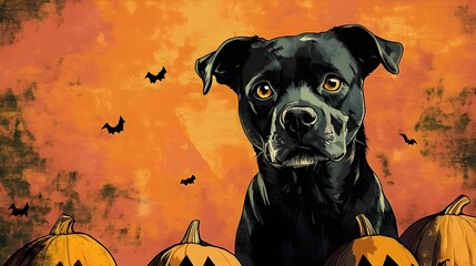 Poster -  DOG HALLOWEN 