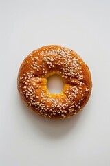 Sesame bagel with sesame seeds