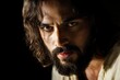 © rushay - Portrait of Jesus Christ in dark room
