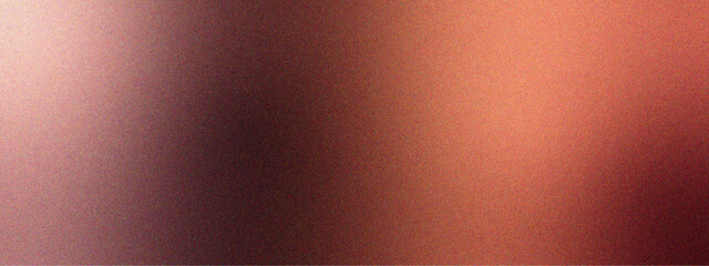 Wall Mural - light shining on red steel with dark grainy gradient background purple orange brown noise texture. o