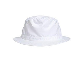 white bucket hat isolated on transparent
